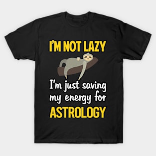 Funny Lazy Astrology T-Shirt